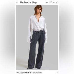 The Frankie Shop Hayla Denim Pant black m/l